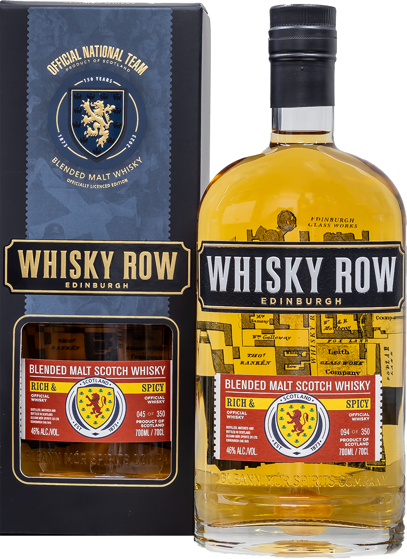 Scottish National Team150th Anniversary Whisky Row Rich & Spicy