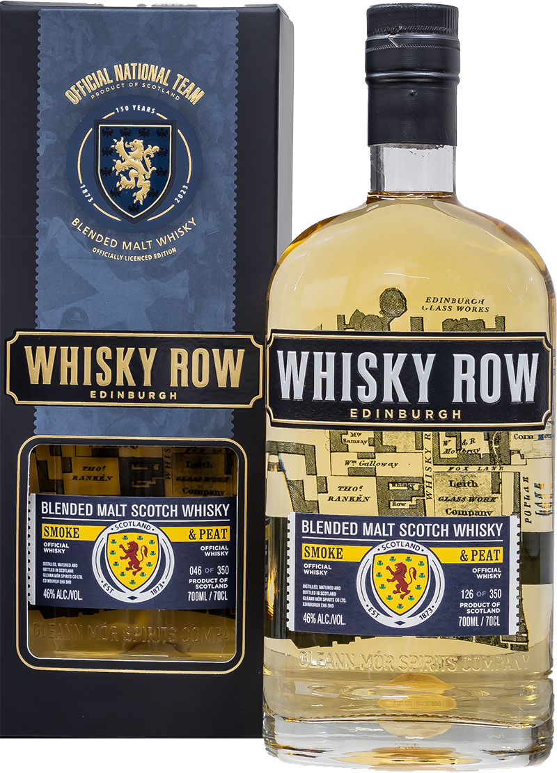 Scottish National Team 150th Anniversary Whisky Row Smoke & Peat